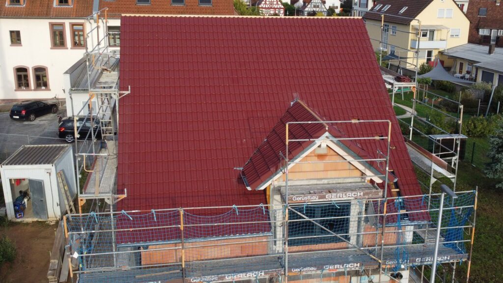 Neubau Doppelhaushälften mit Satteldachgauben – Zimmerei & Holzbau Seitz im Spessart