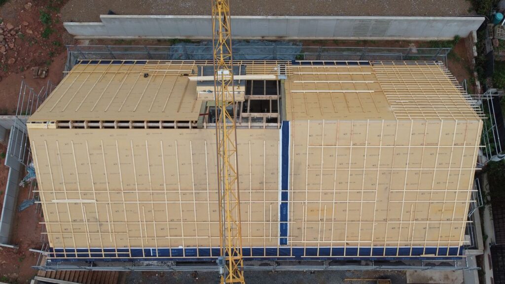 Neubau Mehrparteienhaus mit Satteldach – Zimmerei & Holzbau Seitz im Spessart