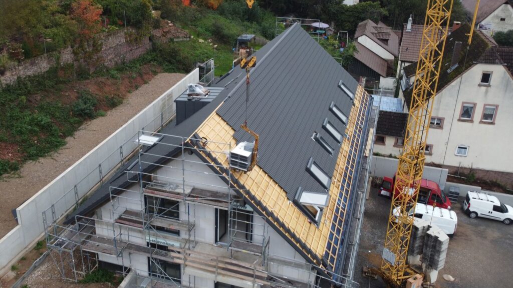 Neubau Mehrparteienhaus mit Satteldach – Zimmerei & Holzbau Seitz im Spessart