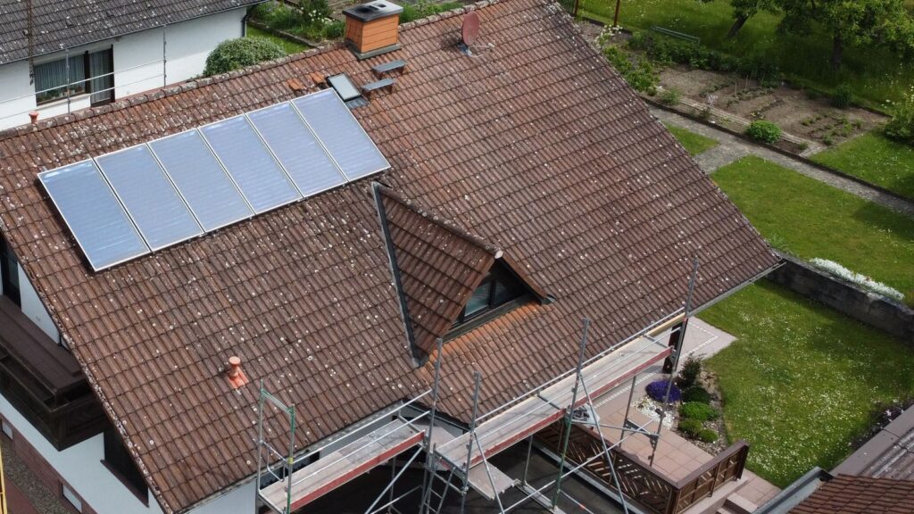 Neubau zweier Schleppdachgauben – Zimmerei & Holzbau Seitz im Spessart